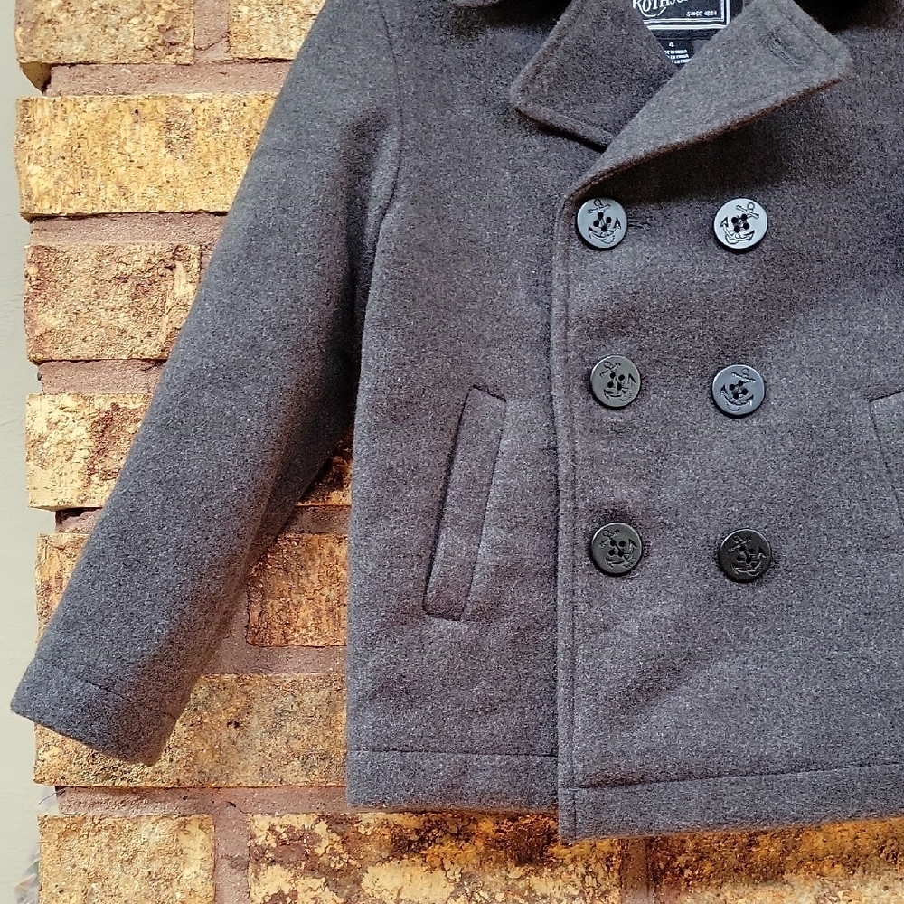 Rothschild Kids Classic Tailored Peacoat Button Closure Size 4 - Picture 5 of 10